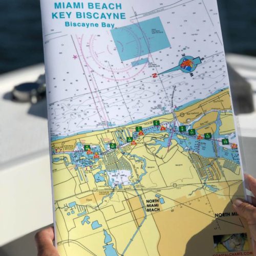 Miami Beach, Key Biscayne and Biscayne Bay Nautical Charts