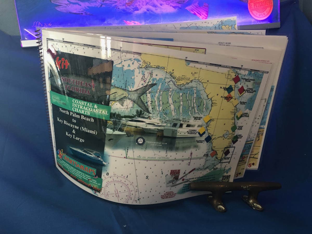 Southeast Florida Nautical Chart Kit - North Palm Beach to Key Biscayne, Miami Beach and Key Largo