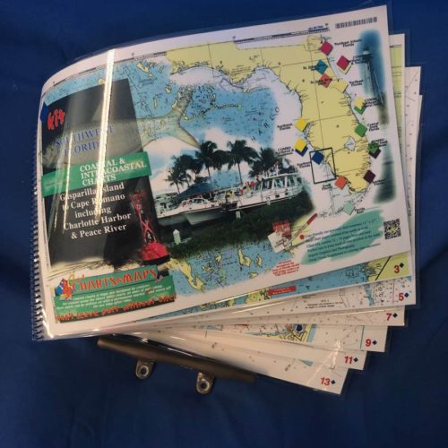 Southwest Florida Nautical Chart Kit - Gasparilla Island, Boca Grande, Charlotte Harbor, Peace River to Marco Island