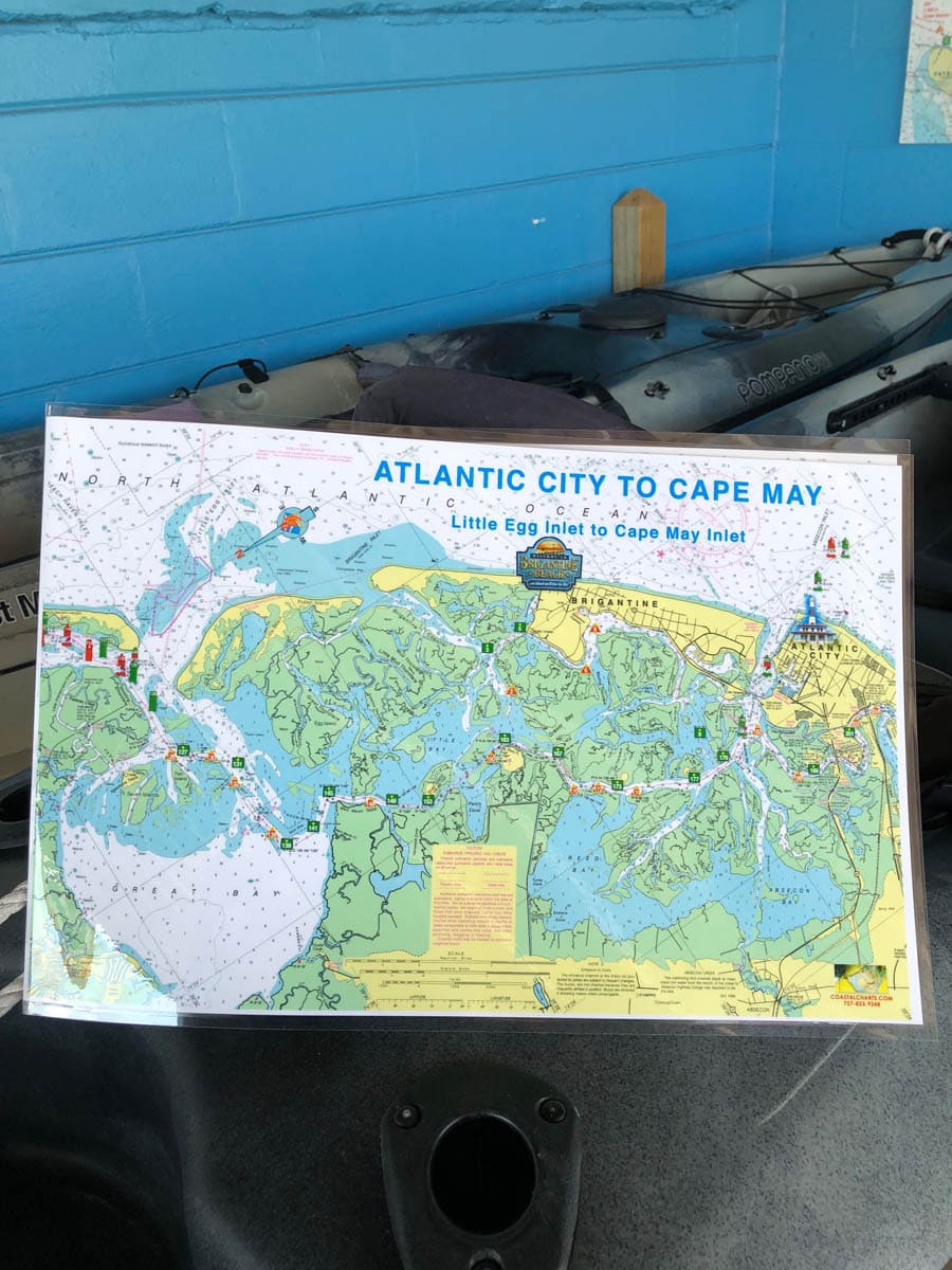 Atlantic City to Cape May Nautical Chart