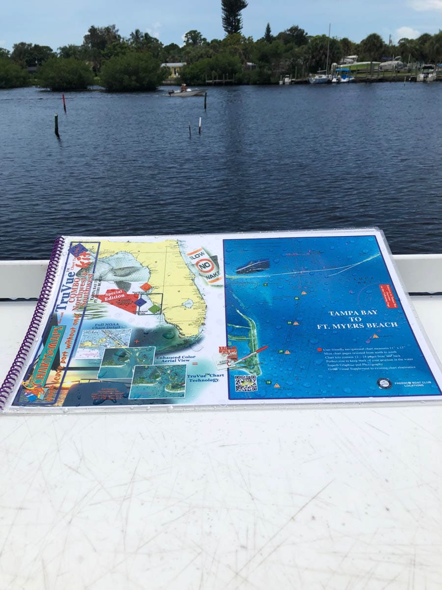Truvue Combo Northwest and Southwest Florida Nautical Chart Kit - Tampa Bay To Ft. Myers Beach Including Charlotte Harbor and Pine Island Sound