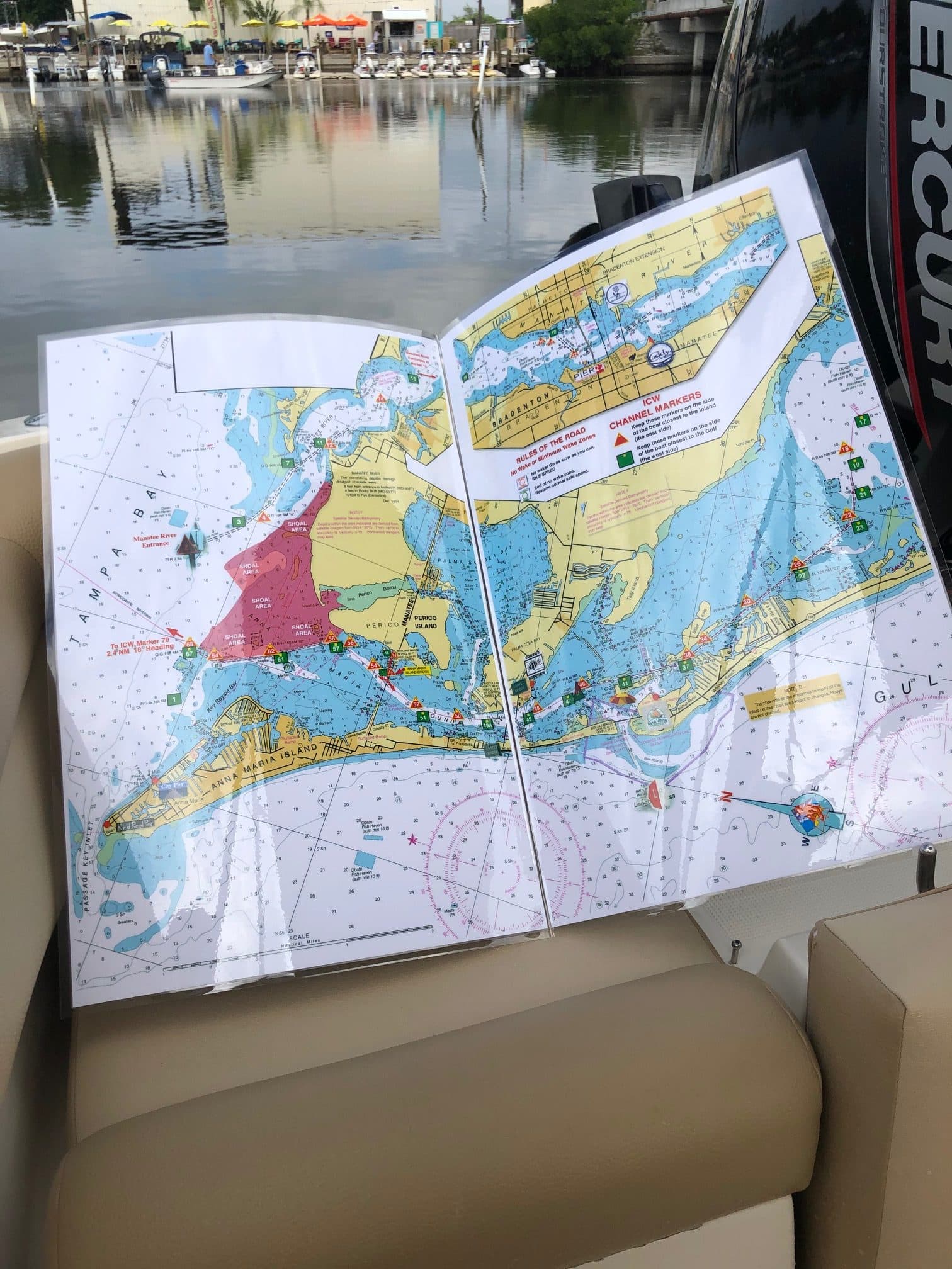 Tampa Bay to Sarasota New Pass Nautical Chart